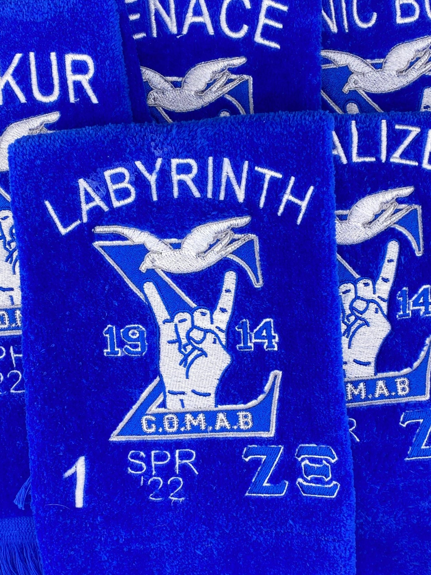 Phi Beta Sigma GOMAB Legacy Towel – Custom Embroidered - West & Remount Custom Apparel