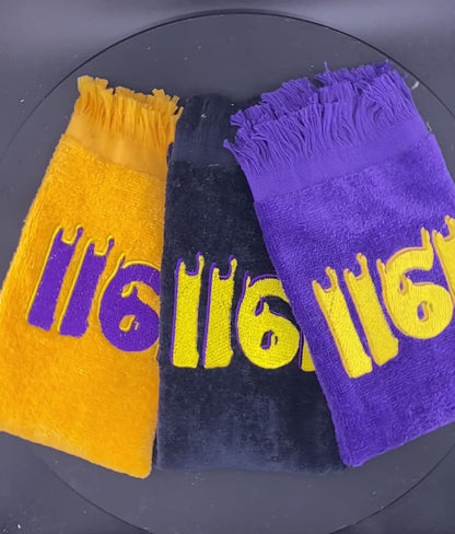 Omega Psi Phi Embroidered 1911 Hop Towel