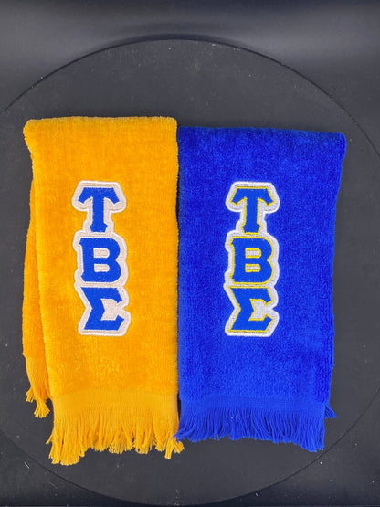 Tau Beta Sigma Stroll Towel (Royal Blue & Gold Options Available) - West & Remount Custom Apparel