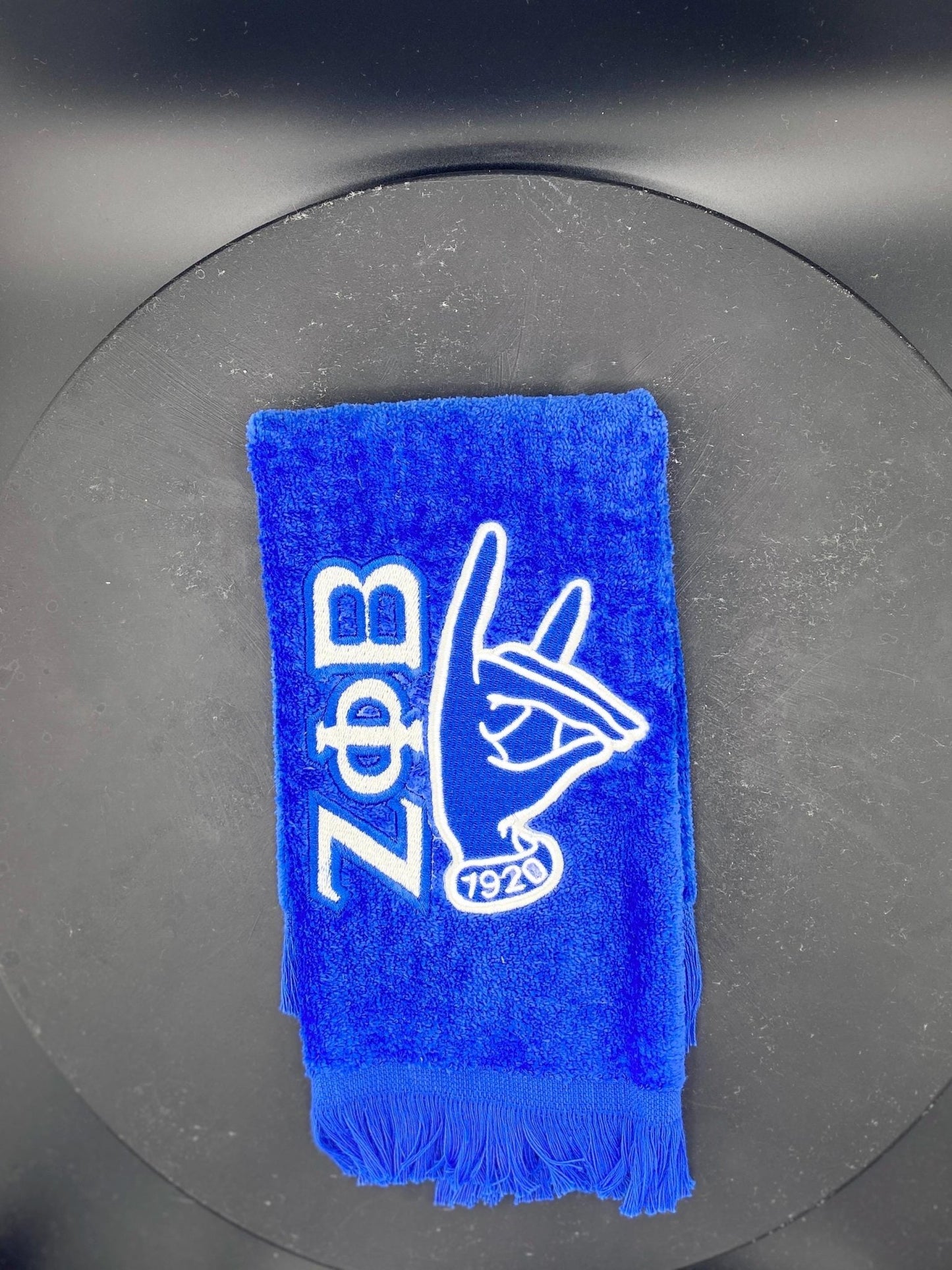 Zeta Phi Beta Kitty Hand Stroll Towel - West & Remount Custom Apparel